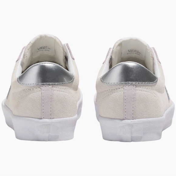 $90 Womens VANS Sport Low White Silver Size 8 VN000CTDDWC New No Box - Picture 4 of 5